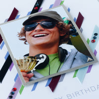 Handmade Birthday Photo Card 'Birthday Boy'