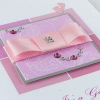 Luxury Boxed New Baby Card  'It's a Girl'