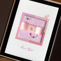 Luxury Boxed New Baby Card  'It's a Girl'