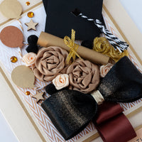 Luxury Boxed Graduation Card 'Graduation Bouquet'