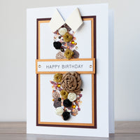 Luxury Boxed Birthday Card 'Birthday Tie'