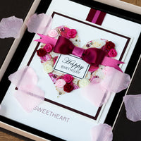 Luxury Boxed Birthday Card 'Sweetheart'