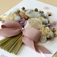 A5 Boxed Handmade Birthday Card ‘Mellow Bouquet’