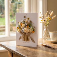A5 Boxed Handmade Card 'Spring Breeze Bouquet'