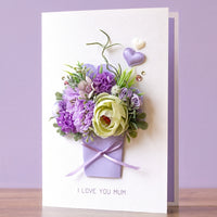 A5 Handmade Mother’s Day Card 'Flower Pot'