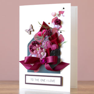 A5 Boxed Handmade Valentine Card 'Love Mail'