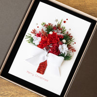 A5 Luxury Handmade Christmas Card 'Holiday Cheer'