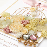 A5 Boxed Handmade Wedding Card 'Fairytale Wedding'