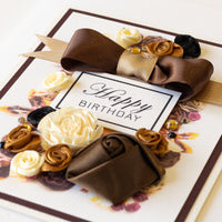 Luxury Boxed Birthday Card 'Bottle'
