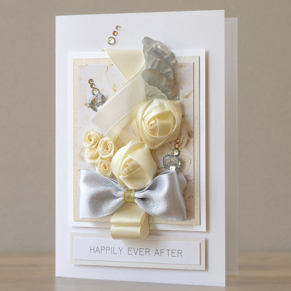 A5 Luxury Boxed Wedding Card 'Happily Ever After'