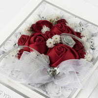 Luxury Boxed Wedding Card 'Classic Bridal Bouquet'