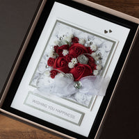 Luxury Boxed Wedding Card 'Classic Bridal Bouquet'