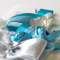 Luxury Boxed Birthday Card 'Aqua Blue'