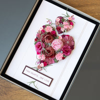 A4 Boxed Valentine’s Day Card 'Two Hearts… One Love'