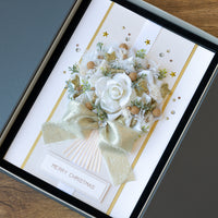 A4 Boxed Handmade Christmas Card 'Christmas Dream'