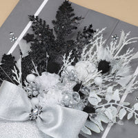 Silver Night - A4 Handmade Christmas Card