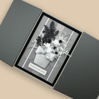Silver Night - A4 Handmade Christmas Card
