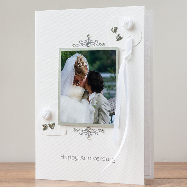 Luxury Photo Anniversary Card 'Happy Anniversary'