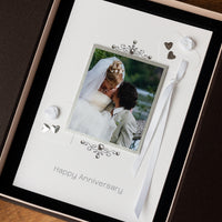 Luxury Photo Anniversary Card 'Happy Anniversary'
