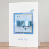 Luxury Boxed New Baby Card  'It's a Boy'