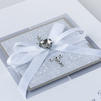 Luxury Boxed Christening Card 'Christening Congratulations'