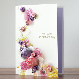 Luxury Boxed Mother's Day Card 'Blooming Garden'