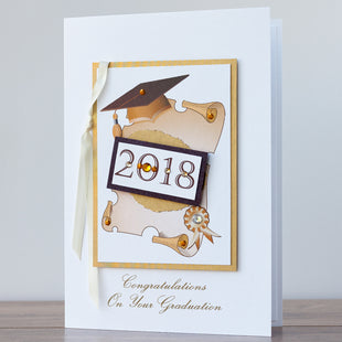 Luxury Graduation Card 'Graduation Congratulations '