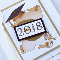 Luxury Graduation Card 'Graduation Congratulations '