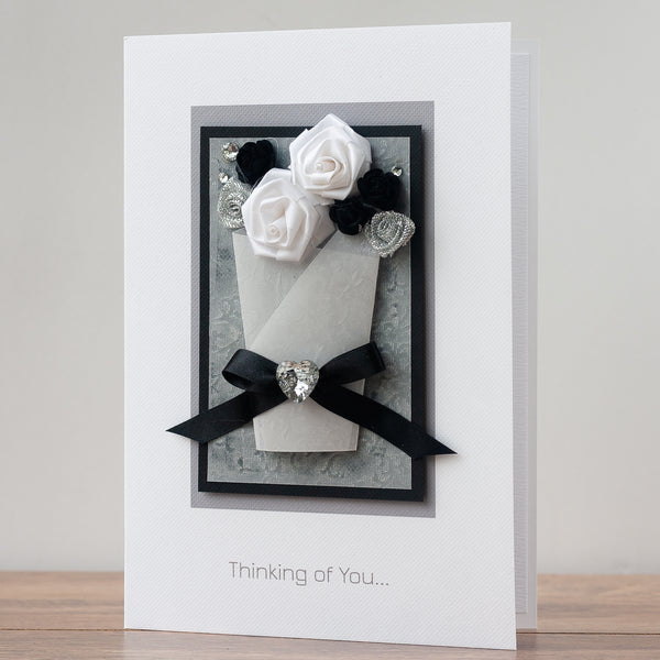 Luxury Boxed Sympathy Card 'Thinking of You'
