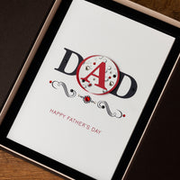 Luxury Boxed Father's Day Card

'DAD'