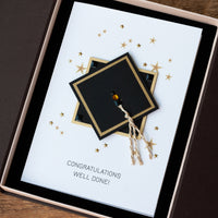 Luxury Boxed Graduation Card 'Well Done!'