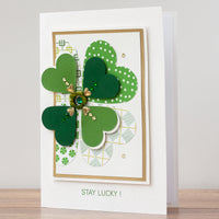 Luxury St. Patrick's Day Card 'Stay Lucky'