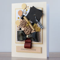 Luxury Boxed Graduation Card 'Graduation Bouquet'