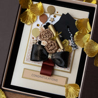 Luxury Boxed Graduation Card 'Graduation Bouquet'