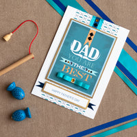 Luxury Boxed Father's Day Card 'The Best Dad'