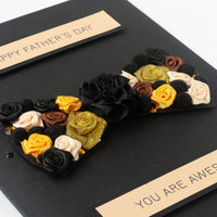 Luxury Boxed Father's Day Card  'Bow Tie'