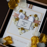 Luxury Boxed Wedding Card 'Meant To Be Together'