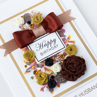Luxury Boxed Birthday Card 'Bottle'