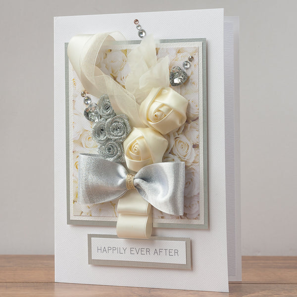 Luxury Boxed Wedding Card 'Happily Ever After'