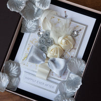 Luxury Boxed Wedding Card 'Happily Ever After'