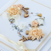 Luxury Boxed Wedding Card 'Entwined Hearts'