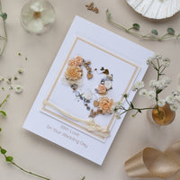 Luxury Boxed Wedding Card 'Entwined Hearts'