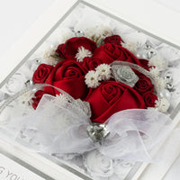 Luxury Boxed Wedding Card 'Classic Bridal Bouquet'