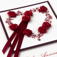 Luxury Boxed 40th Anniversary Card 'Ruby Anniversary'