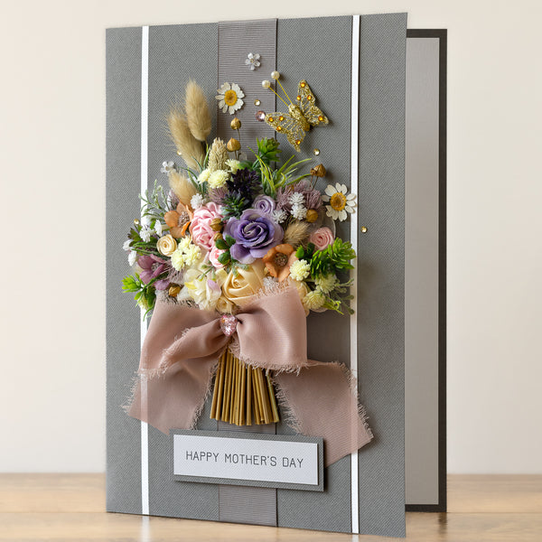 A4 Boxed Mother’s Day Card 'Garden Bouquet'