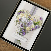 A4 Luxury Boxed Handmade Card ‘Lilac Dream’