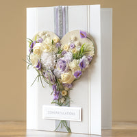 A4 Luxury Boxed Handmade Card ‘Lilac Dream’