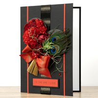 A4 Luxury Boxed Valentine Card 'Fantasia'
