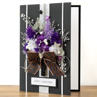 A4 Luxury Handmade Christmas Card ‘Winter Bouquet’