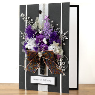 A4 Luxury Handmade Christmas Card ‘Winter Bouquet’